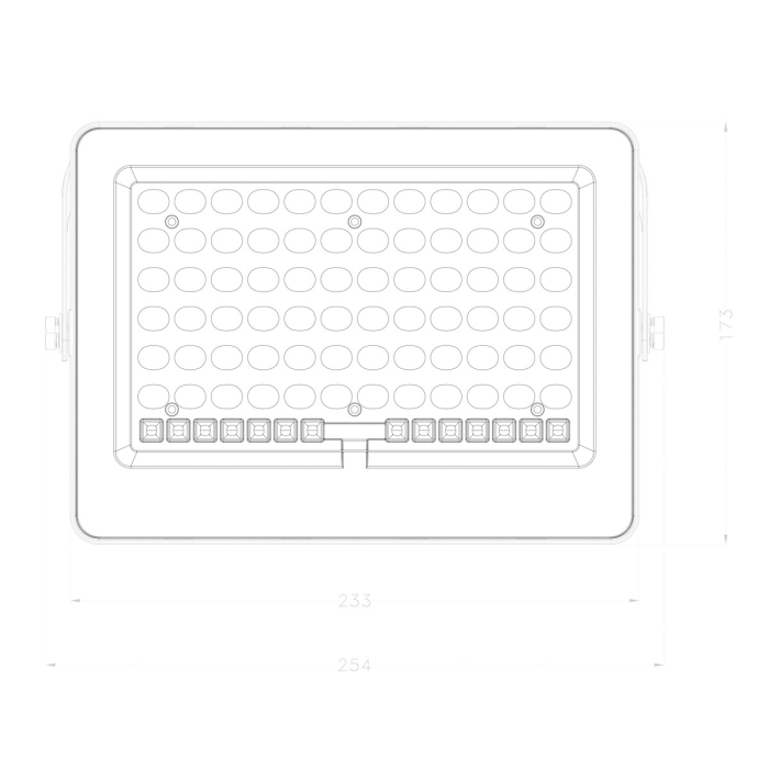 Italux Tiara Solarna Szary IP65 1xLED 200W 4000K SLR-21387-200W