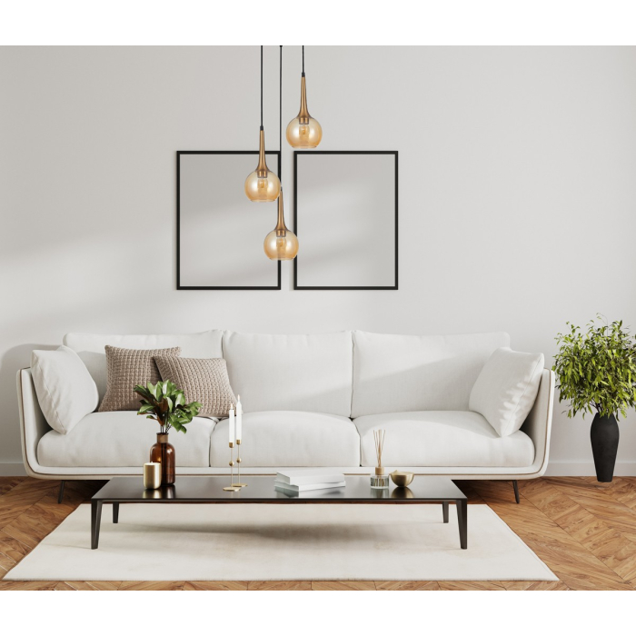 Italux Favera Wisząca Brąz antyczny 3xE27 40W PND-42361-3A-BRO-AMB