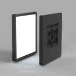 Italux Bastia Plafon Czarny 1xLED 24W 2800K+4000K+6000K PLF-83625-300S-24W-BL