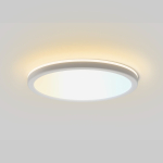 Italux Corte Plafon Biały 1xLED 28W Przód: 2800K+4000K+6000K, bok zawsze 2800K PLF-63452-300R-28W-WH