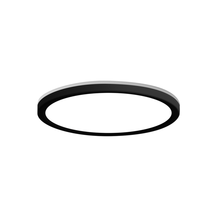 Italux Corte Plafon Czarny 1xLED 28W Przód: 2800K+4000K+6000K, bok zawsze 2800K PLF-63452-300R-28W-BL