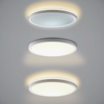 Italux Corte Plafon Biały 1xLED 36W Przód: 2800K+4000K+6000K, bok zawsze 2800K PLF-63452-400R-36W-WH