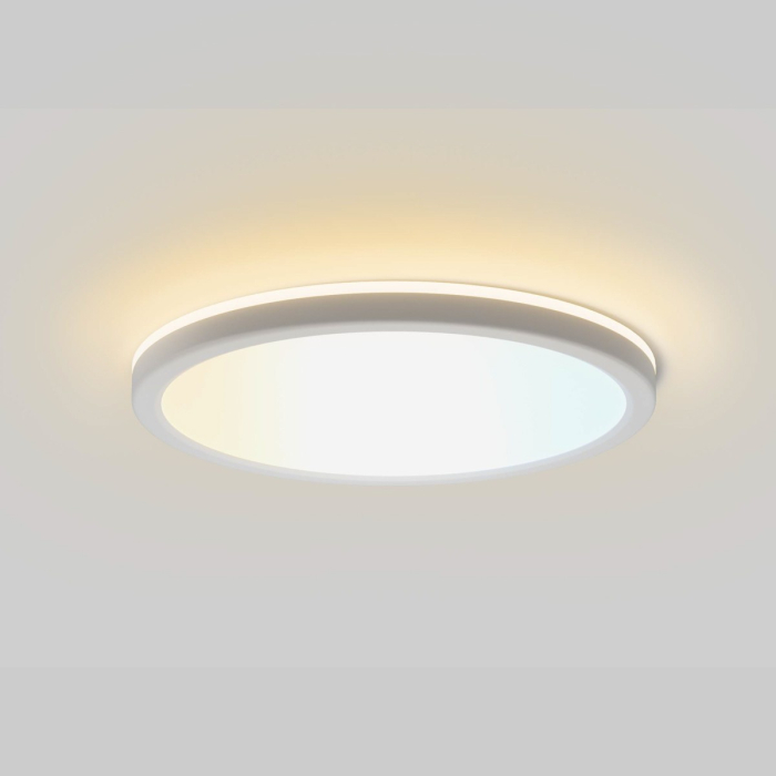 Italux Corte Plafon Biały 1xLED 36W Przód: 2800K+4000K+6000K, bok zawsze 2800K PLF-63452-400R-36W-WH