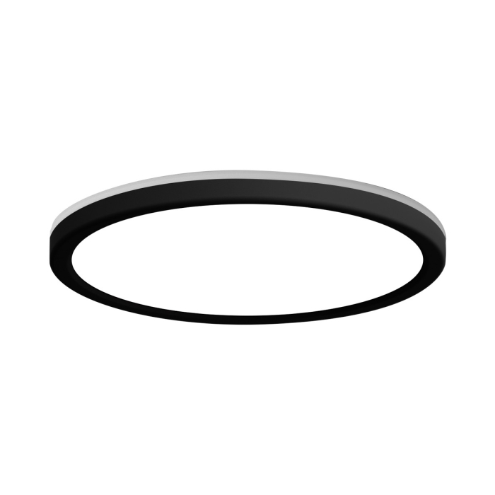 Italux Corte Plafon Czarny 1xLED 36W Przód: 2800K+4000K+6000K, bok zawsze 2800K PLF-63452-400R-36W-BL