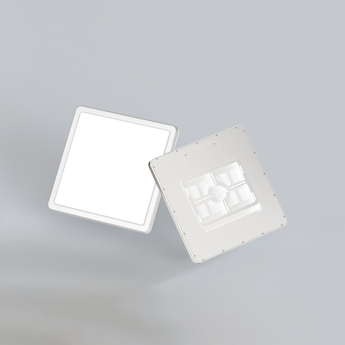 Italux Aleria Plafon Biały 1xLED 22W Przód: 2800K+4000K+6000K, bok zawsze 2800K PLF-39573-230S-22W-WH