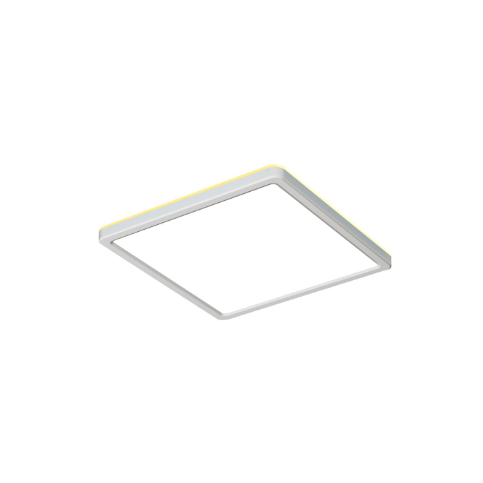 Italux Aleria Plafon Biały 1xLED 22W Przód: 2800K+4000K+6000K, bok zawsze 2800K PLF-39573-230S-22W-WH