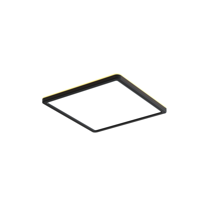 Italux Aleria Plafon Czarny 1xLED 22W Przód: 2800K+4000K+6000K, bok zawsze 2800K PLF-39573-230S-22W-BL