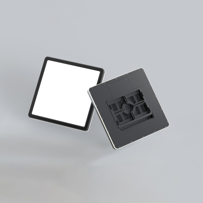 Italux Aleria Plafon Czarny 1xLED 22W Przód: 2800K+4000K+6000K, bok zawsze 2800K PLF-39573-230S-22W-BL