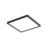 Italux Aleria Plafon Czarny 1xLED 28W Przód: 2800K+4000K+6000K, bok zawsze 2800K PLF-39573-300S-28W-BL