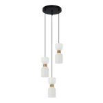 Italux Monza Wisząca Mosiężny 3xE27 40W PND-57602-3-BK+BRO