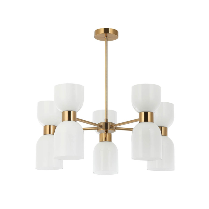 Italux Monza Wisząca Mosiężny 10xE27 40W PND-57602-5-BRO