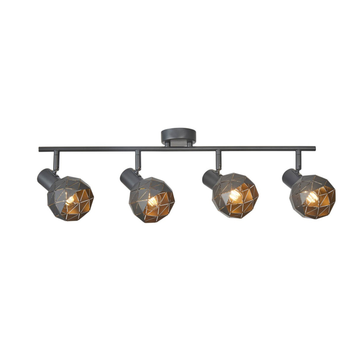 Italux Harley Reflektor/Spot Szary, złoty 4xE14 40W SPL-3480-4-GR-GD