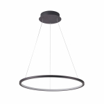 Italux Vinola Wisząca Czarny 1xLED 38W 3000K+4000K PND-56135B-060RPC-BK-3KS4K-TRDIMM