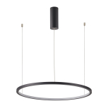 Italux Vinola Wisząca Czarny 1xLED 58W 3000K+4000K PND-56135B-100RPP-BK-3KS4K-TRDIMM