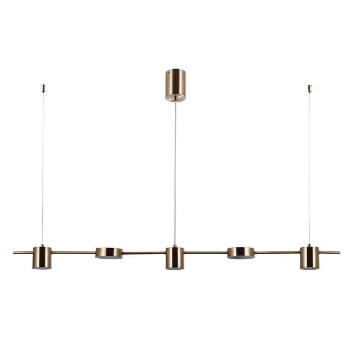 Italux Remdal LED 30W 2300lm 3000K Wisząca Mosiężny PND-16374-5-COP-GD-3K