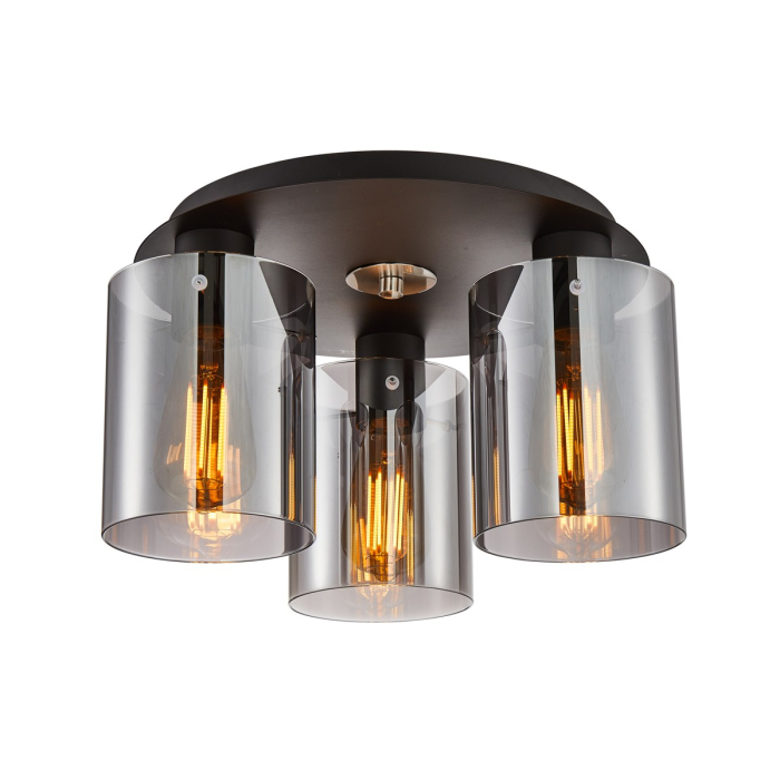 Italux Sardo Reflektor/Spot Czarny 3xE27 40W SPL-5581-3SC-BK-SG