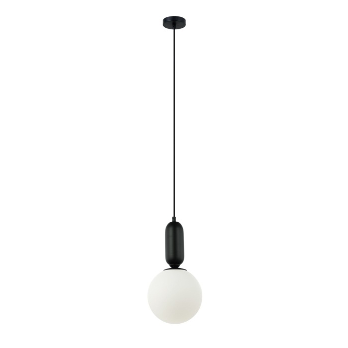 Italux Aldeva Wisząca Czarny 1xE27 40W PND-02340-1M-BK