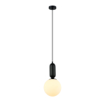 Italux Aldeva Wisząca Czarny 1xE27 40W PND-02340-1M-BK