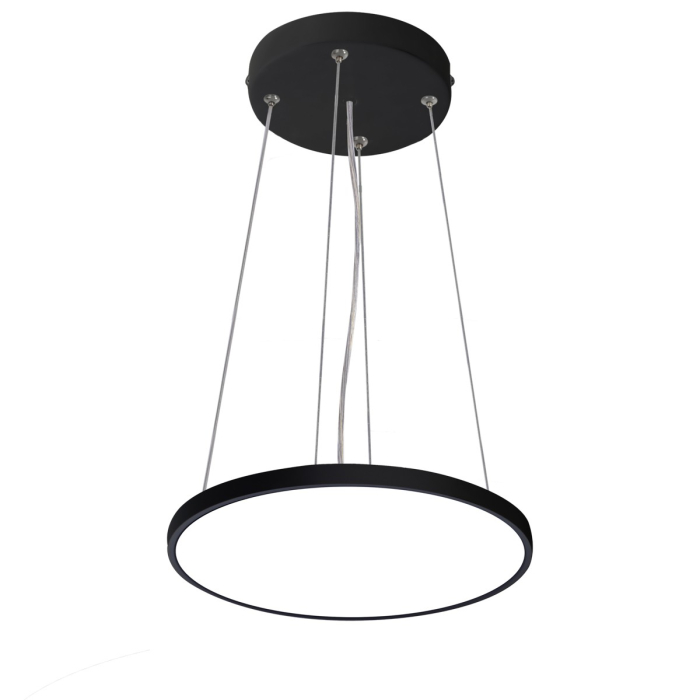 Italux Alata Wisząca Czarny 1xLED 18W 2800K+4000K+6000K PND-72836-230R-18W-BL