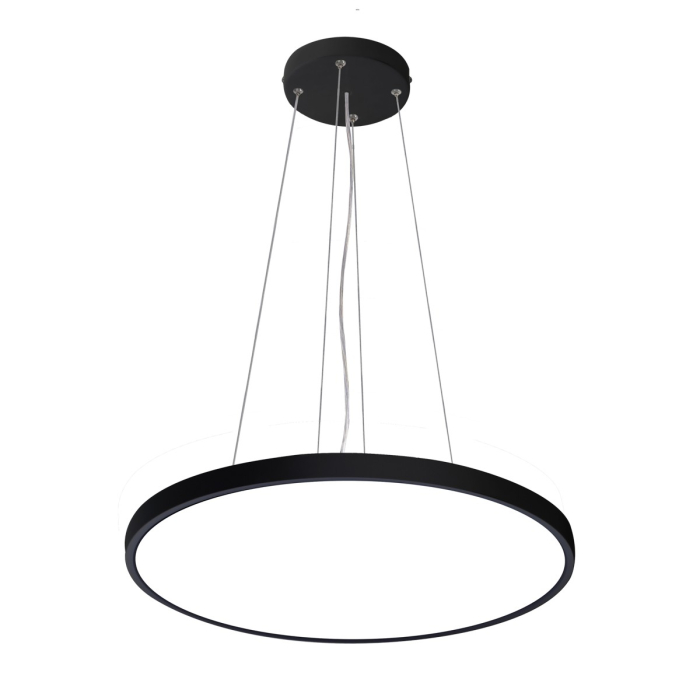 Italux Alata Wisząca Czarny 1xLED 32W 2800K+4000K+6000K PND-72836-400R-32W-BL
