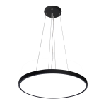 Italux Alata Wisząca Czarny 1xLED 36W 2800K+4000K+6000K PND-72836-480R-36W-BL