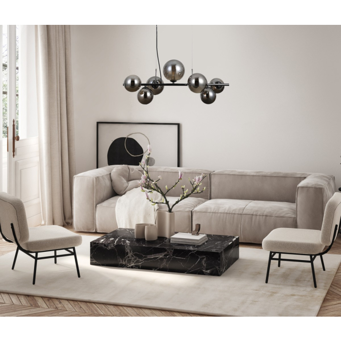 Italux Canello Wisząca Czarny chrom 7xG9 5W PND-406007-7A-BCR
