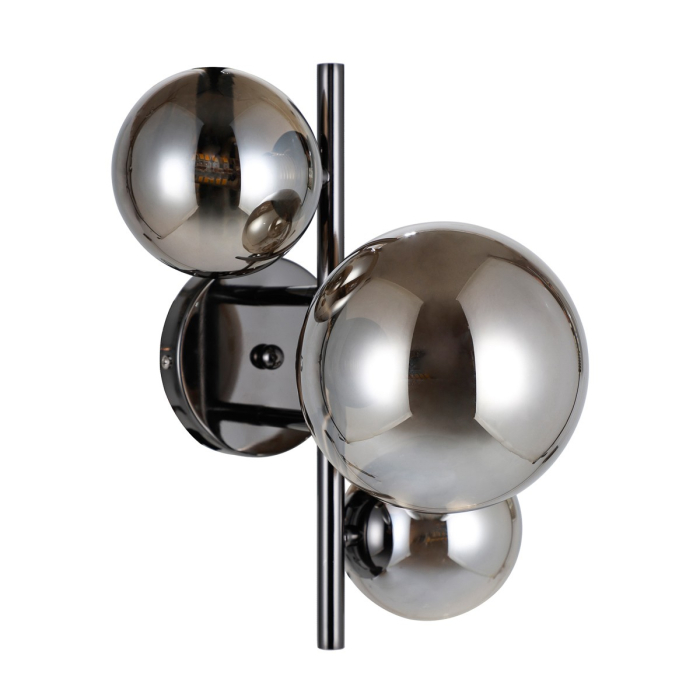 Italux Canello Kinkiet Czarny chrom 3xG9 5W WL-406007-3A-BCR