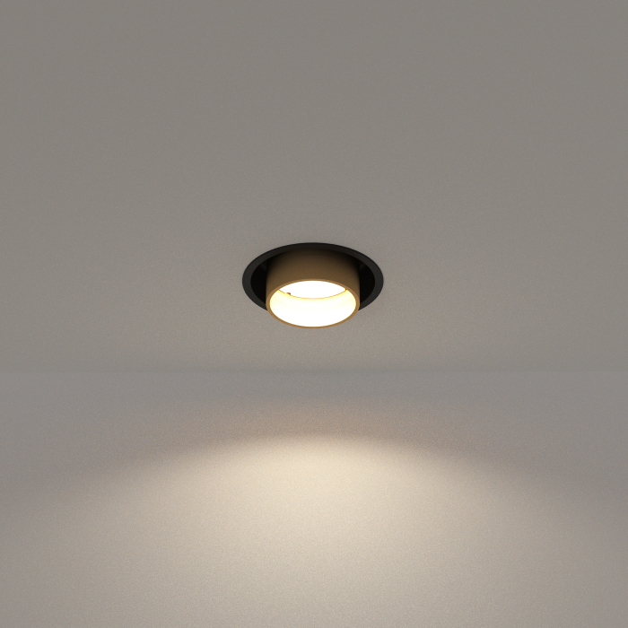 Nowodvorski MONO SLIDE  Spot Podtynkowa Max moc 10W only LED GU10 Satynowy złoty 10800