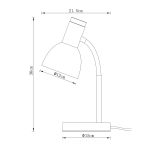 ITALUX Senza Stołowa/Nocna Pomarańczowy 1xE27 TB-37263-OG