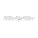 ITALUX Natano Plafon Czarny piaskowany 3xLED 38W Ciepła biel PLF-55362-40W-WO
