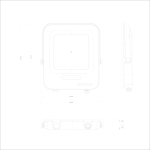 ITALUX Korta Naświetlacz Szary IP65 1xLED 50W Neutralna biel FD-27253-50W