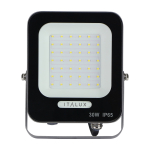 ITALUX Korta Naświetlacz Szary IP65 1xLED 30W Neutralna biel FD-27253-30W