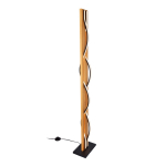 ITALUX Conato Stojąca Czarny piaskowany 2xLED 35W Ciepła biel FL-23848-30W-BK-GD