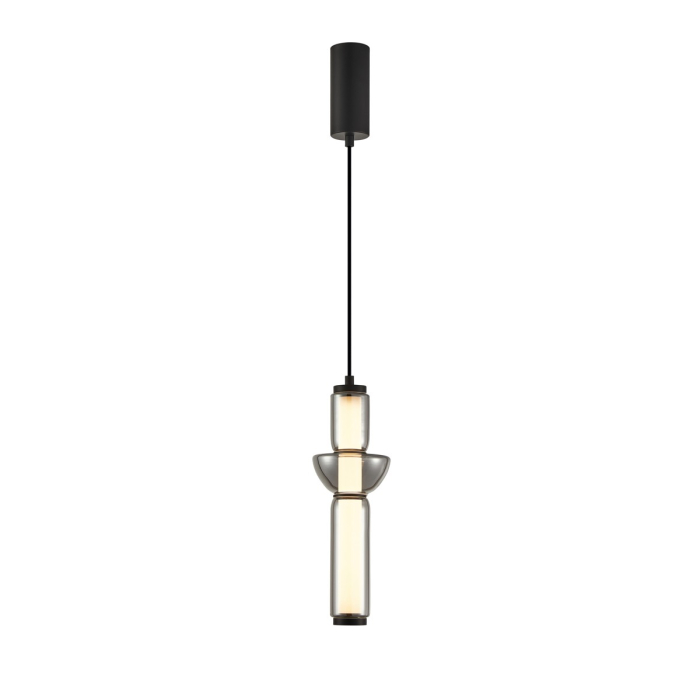 ITALUX Bruni Wisząca Czarny mat 1xLED 19W PND-27372-1-19W-BK