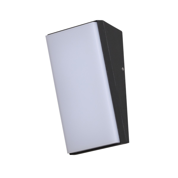 Italux Fama 4K Zewnętrzna Ścienna Czarny piaskowany IP65 1xLED 10W 4000K OWL-7061-4K