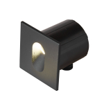 Italux Rovato 3K Zewnętrzna Wpuszczana Czarny piaskowany IP65 1xLED 3W 3000K ONFL-0224-3K