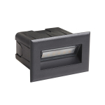 Italux Erba 3K Zewnętrzna Wpuszczana Czarny piaskowany IP65 1xLED 3W 3000K ONFL-0332-3K