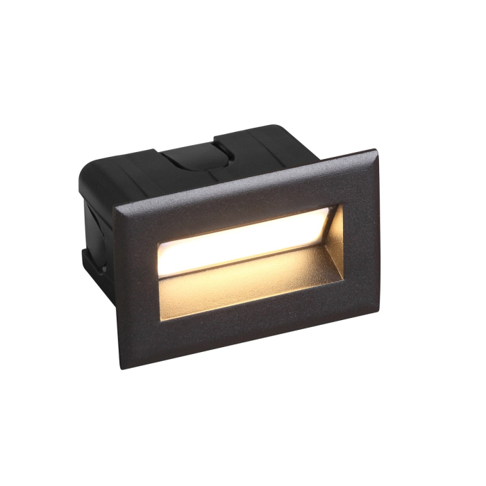 Italux Erba 4K Zewnętrzna Wpuszczana Czarny piaskowany IP65 1xLED 3W 4000K ONFL-0332-4K