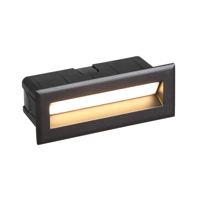 Italux Erba 4K Zewnętrzna Wpuszczana Czarny piaskowany IP65 1xLED 5W 4000K ONFL-0352-4K