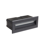 Italux Erba 4K Zewnętrzna Wpuszczana Czarny piaskowany IP65 1xLED 5W 4000K ONFL-0352-4K