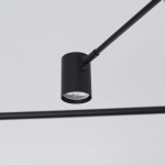 Light Prestige Snow 6 wiszący czarny LP-731/6P BK 6xGU10