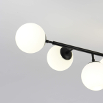 Light Prestige Dorado 8 lampa wisząca czarna LP-002/8P BK 8xE14 czarny/biały
