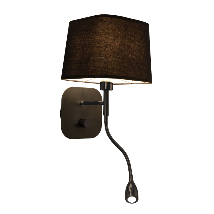 Light Prestige Marbella kinkiet czarny  E14 czarny LP-332/1W BK