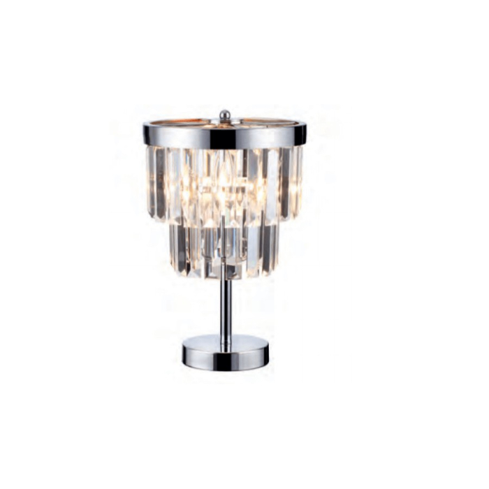 Light Prestige Vetro biurkowa E14 transparentny/srebrny LP-2910/1T