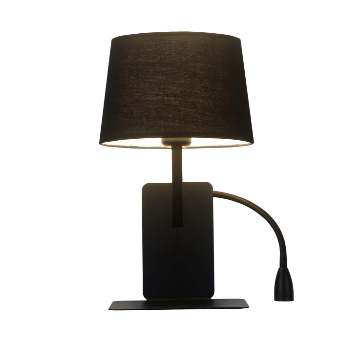 Light Prestige Dakota kinkiet (prawy) E27 czarny LP-2121/1W R BK