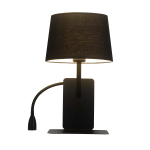 Light Prestige Dakota kinkiet (lewy) E27 czarny LP-2121/1W L BK