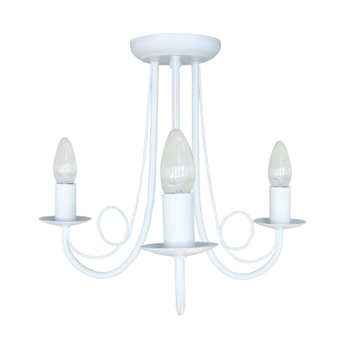 Light Prestige Perła 3 wisząca biała 3xE14 biały LP-020/3P white