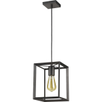 Light Prestige Napoli wisząca czarna E27 czarny LP-4146/1P-BL