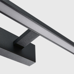 Light Prestige Isla kinkiet czarny średni z IP44 4000K LED czarny GS-LWB-12W BK
