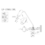 Light Prestige Futuro 1 kinkiet czarny z wysięgnikiem GU10 czarny LP-17001/1WL BK